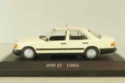 Mercedes-Benz 200 D (W124) Taxi 1985, beige, MBOMS073, Mercedes-Benz-Offizielle Modell-Sammlung #73, Altaya 1:43