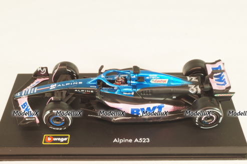 BWT Alpine A523 #31 E.Ocon 2023, Formula 1, F1, 18-38073, Burago 1:43