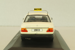 Mercedes-Benz 200 D (W124) Taxi 1985, beige, MBOMS073, Mercedes-Benz-Offizielle Modell-Sammlung #73, Altaya 1:43