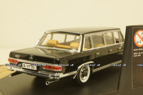 Mercedes 600 W100 pullman 1965 black, Vitesse 1:43