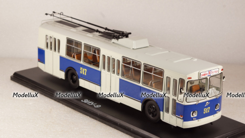 Троллейбус ЗИУ-9 г. Харьков, маршрут №8, SSM 1:43
