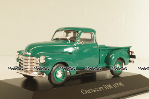 Chevrolet 3100 Pickup 1958, green, Grandes Autos, Altaya 1:43
