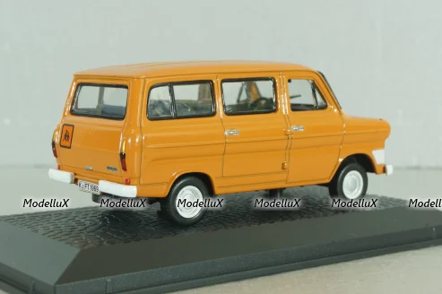 Ford Transit bus 1969, orange, Atlas 1:43