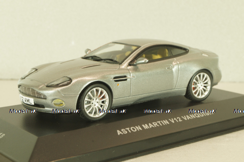 Aston Martin V12 Vanquish 2001, silver, MOC018, IXO 1:43