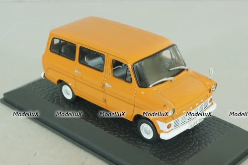 Ford Transit bus 1969, orange, Atlas 1:43