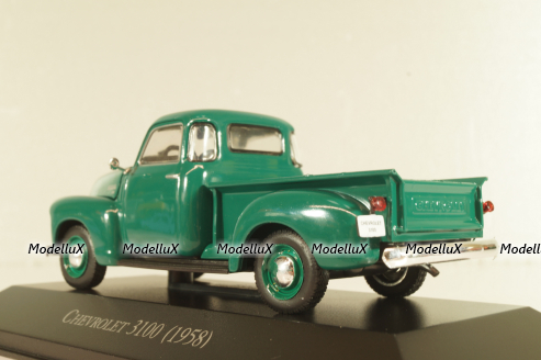 Chevrolet 3100 Pickup 1958, green, Grandes Autos, Altaya 1:43