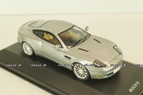 Aston Martin V12 Vanquish 2001, silver, MOC018, IXO 1:43