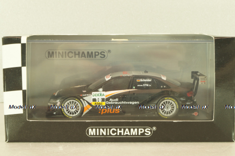 Audi A4 #10 winner DTM 2008 T.Scheider, black, 400081810, Minichamps 1:43