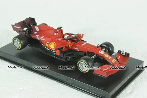 Ferrari SF21 #16 Formula 1 2021, Charles Leclerc, Bburago 1:43