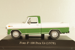 Ford F-100 Pick Up 1978, white/green, Grandes Autos, Altaya 1:43