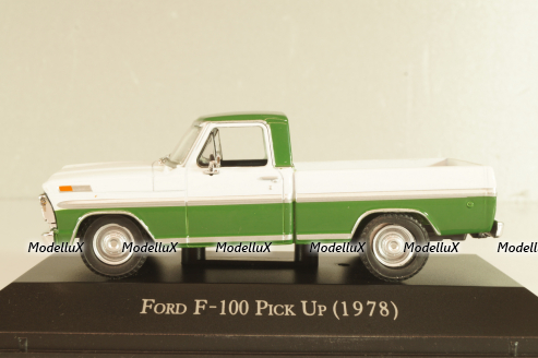 Ford F-100 Pick Up 1978, white/green, Grandes Autos, Altaya 1:43