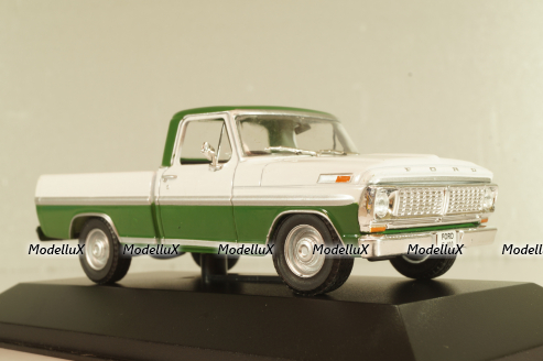 Ford F-100 Pick Up 1978, white/green, Grandes Autos, Altaya 1:43