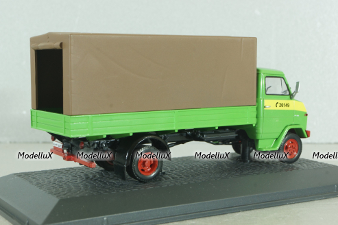 Hanomag F55 tuck with canvas top 1969, green, Atlas 1:43 