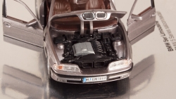 BMW 535 E39 5 Series silver, Schabak 1:43