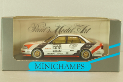 Audi V8 Quattro #44 DTM Champion 1990 H.J.Stuck, white, 1001, Minichamps 1:43