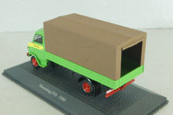 Hanomag F55 tuck with canvas top 1969, green, Atlas 1:43 