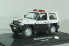Mitsubishi Pajero II Police Japan 1988, white/black, ADPOLC044, Cararama 1:43
