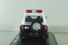 Mitsubishi Pajero II Police Japan 1988, white/black, ADPOLC044, Cararama 1:43