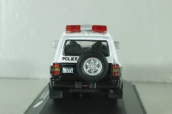 Mitsubishi Pajero II Police Japan 1988, white/black, ADPOLC044, Cararama 1:43