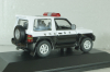Mitsubishi Pajero II Police Japan 1988, white/black, ADPOLC044, Cararama 1:43