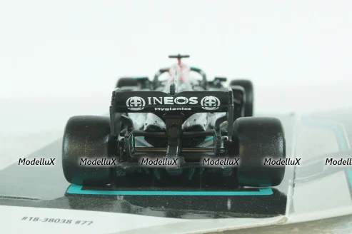 Mercedes AMG F1 W12 #77 Formula 1 2021, Valtteri Bottas, Bburago 1:43