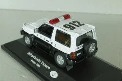 Mitsubishi Pajero II Police Japan 1988, white/black, ADPOLC044, Cararama 1:43