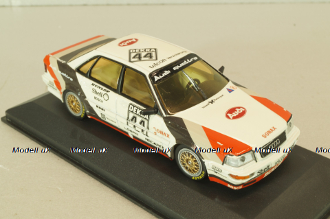 Audi V8 Quattro #44 DTM Champion 1990 H.J.Stuck, white, 1001, Minichamps 1:43