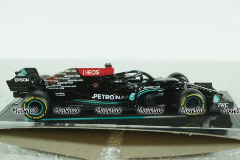 Mercedes AMG F1 W12 #77 Formula 1 2021, Valtteri Bottas, Bburago 1:43