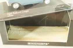 Opel Record Coupe, blue, 400041020, Minichamps 1:43