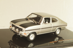 Opel Kadett B Coupe Rallye 1967, silver/black, CLC462, IXO 1:43