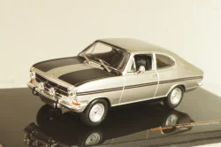 Opel Kadett B Coupe Rallye 1967, silver/black, CLC462, IXO 1:43