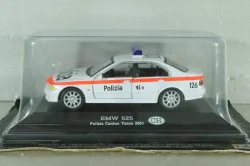 BMW 525 (E39) Polizia Canton Ticino, Switzerland 2001, white, ADPOLC007, Cararama 1:43