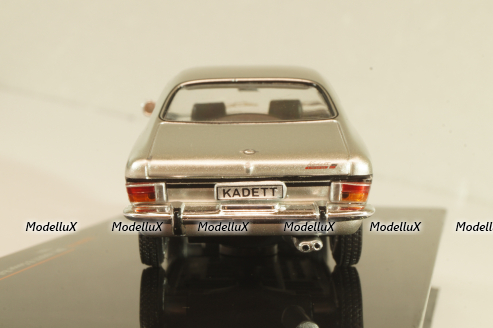 Opel Kadett B Coupe Rallye 1967, silver/black, CLC462, IXO 1:43