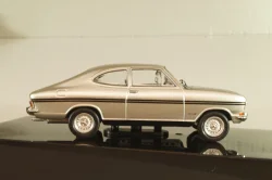Opel Kadett B Coupe Rallye 1967, silver/black, CLC462, IXO 1:43