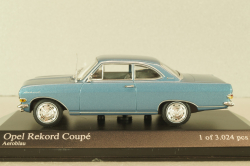 Opel Record Coupe, blue, 400041020, Minichamps 1:43