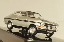 Opel Kadett B Coupe Rallye 1967, silver/black, CLC462, IXO 1:43