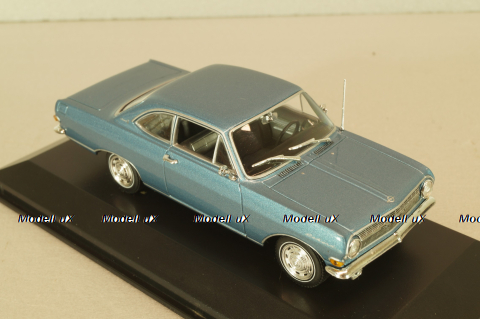 Opel Record Coupe, blue, 400041020, Minichamps 1:43