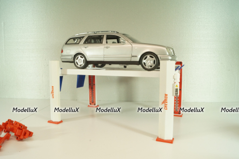 Подъемник 4-х стоечный, регулируемый "Chevron gasoline", 13637, Greenlight 1:18