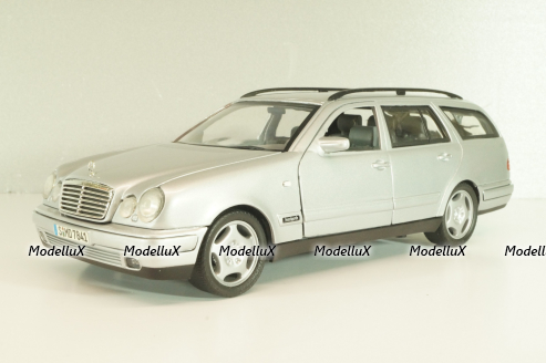 Mercedes-Benz E 420 (S210) 1995, silver, Anson 1:18