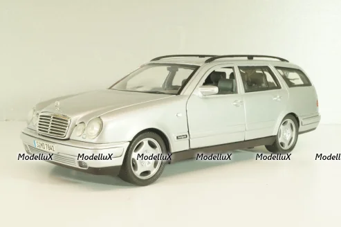 Mercedes-Benz E 420 (S210) 1995, silver, Anson 1:18
