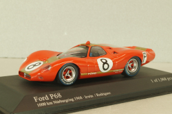 Ford P68  #8 1000km Nurburgring 1968, Irwin/Rodriguez, 400688408, Minichamps 1:43