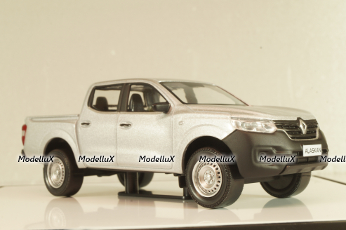 Renault Alaskan 2017, silver, 7711785154, Norev 1:43