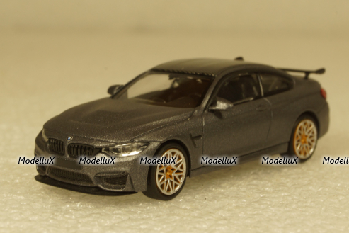 BMW M4 GTS 2016 matt grey, 870027100,  Minichamps 1:87