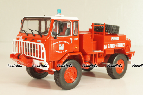 Iveco Unic 75PC La Garde-Freinet, red/white, Altaya 1:43