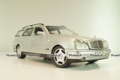 Mercedes-Benz E 420 (S210) 1995, silver, Anson 1:18