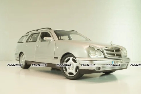 Mercedes-Benz E 420 (S210) 1995, silver, Anson 1:18