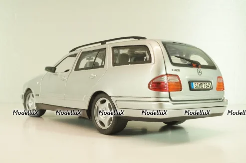 Mercedes-Benz E 420 (S210) 1995, silver, Anson 1:18