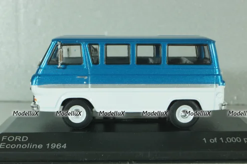 Ford Econoline 1964, blue/white, WB284, WhiteBox 1:43