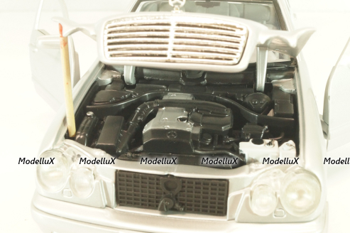 Mercedes-Benz E 420 (S210) 1995, silver, Anson 1:18