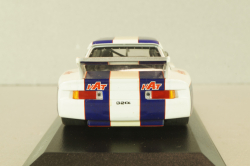 BMW 320i (E21) #21 Grp. 5 DRM 1977 R.Peterson, white/blue, 400772321, Minichamps 1:43